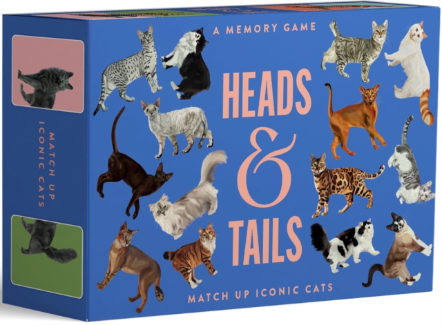 Heads & Tails: A Cat Memory Game Cards : Match up iconic cats, Game Book