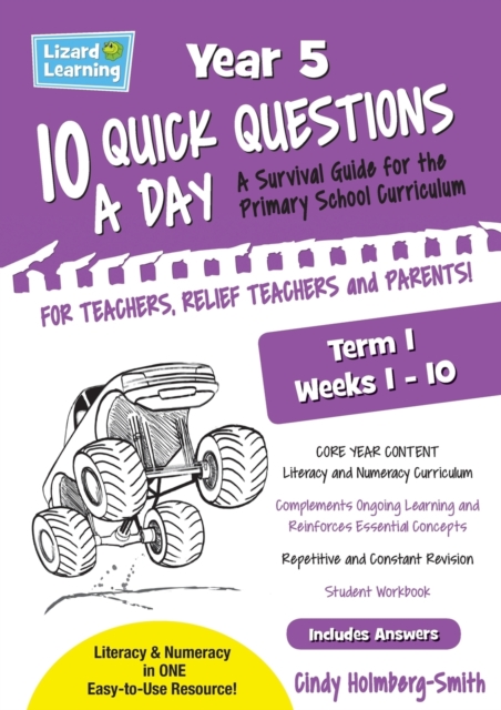 Lizard Learning 10 Quick Questions A Day Year 5 Term 1, Paperback / softback Book