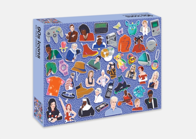 90s Icons: 500 piece jigsaw puzzle, Jigsaw Book
