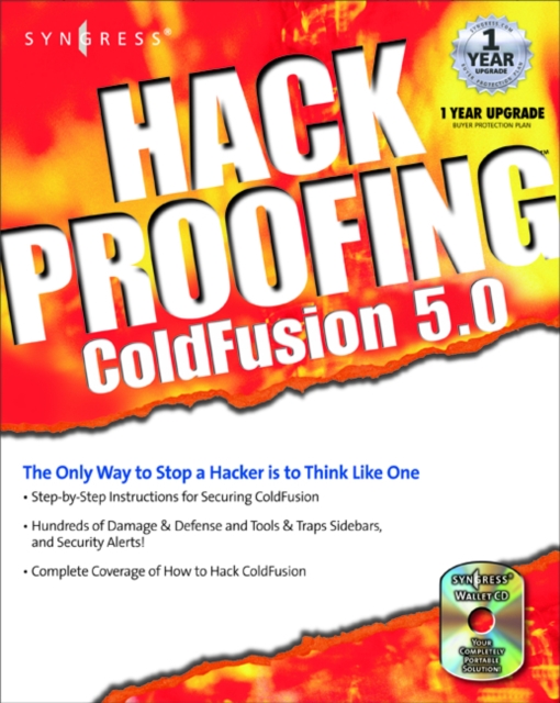 Hack Proofing ColdFusion, Paperback / softback Book