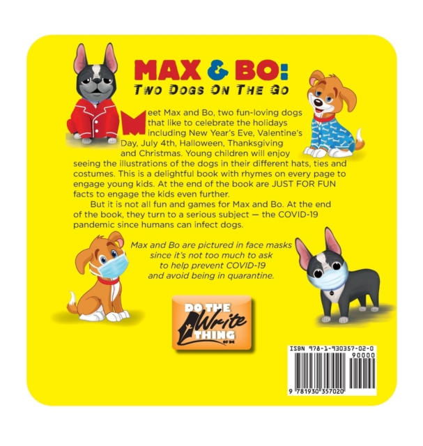 Max & Bo : Two Dogs On The Go, Hardback Book