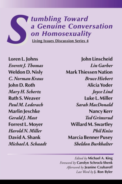 Stumbling Toward a Genuine Conversation on Homosexuality, Paperback / softback Book