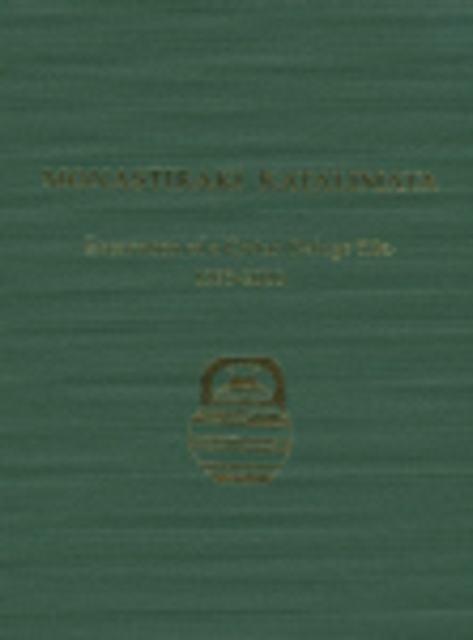 Monastiraki Katalimata : Excavation of a Cretan Refuge Site, 1993-2000, Hardback Book