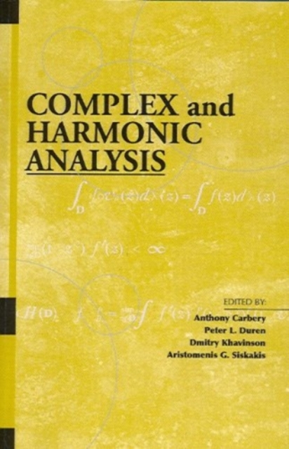 Complex and Harmonic Analysis - Proceedings, Paperback / softback Book