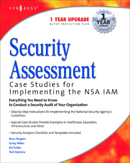 Security Assessment : Case Studies for Implementing the NSA IAM, Paperback / softback Book