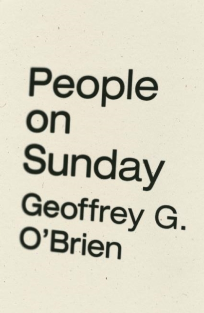 People on Sunday, Paperback / softback Book