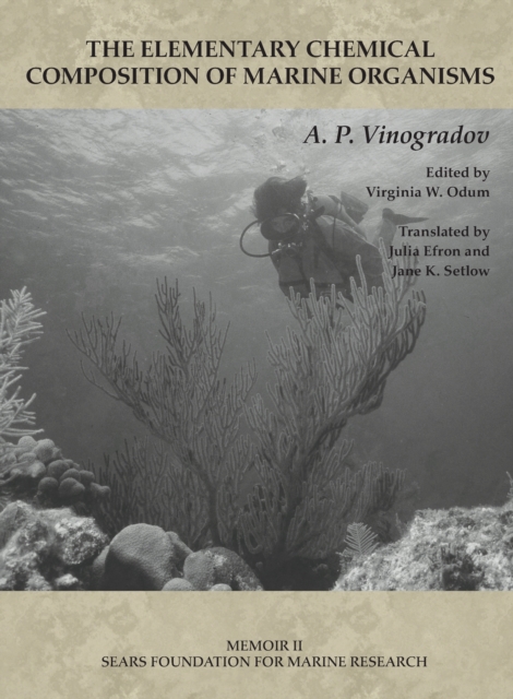 Memoir II : The Elementary Chemical Composition of Marine Organisms, PDF eBook