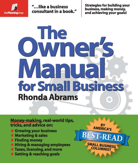 The Owner's Manual for Small Business, PDF eBook