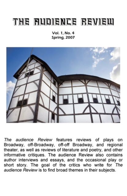 The Audience Review, Vol. 1, No. 4, Paperback / softback Book