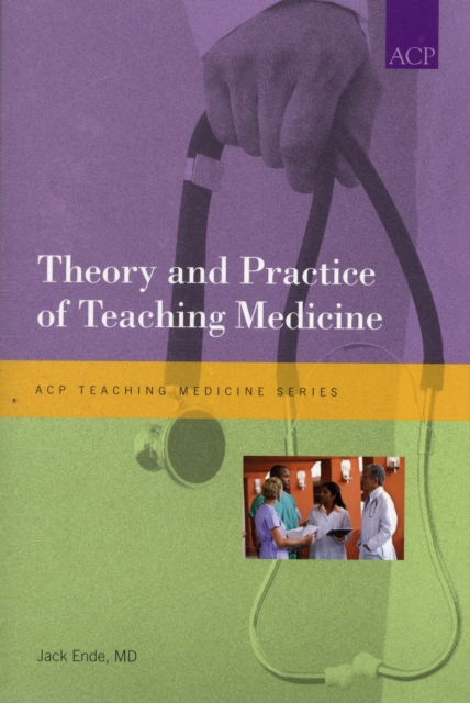 Theory and Practice of Teaching Medicine, Paperback / softback Book