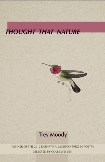 Thought That Nature, Paperback / softback Book