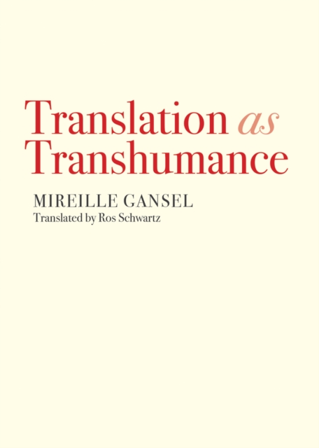 Translation as Transhumance, EPUB eBook
