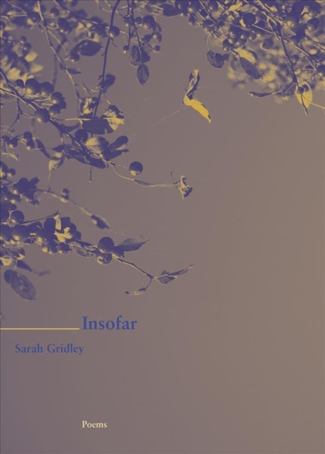 Insofar, Paperback / softback Book