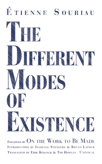 The Different Modes of Existence, Paperback / softback Book
