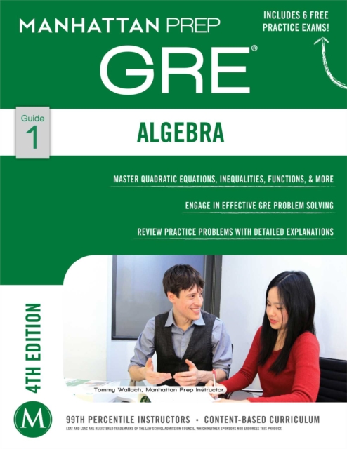 GRE Algebra Strategy Guide, Paperback / softback Book