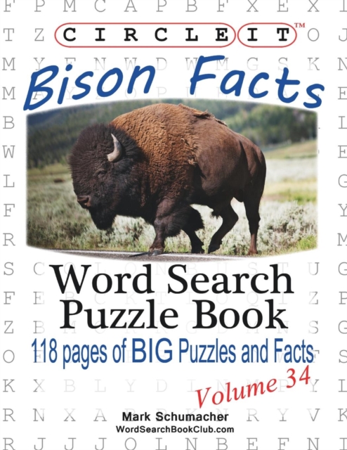 Circle It, Bison Facts, Word Search, Puzzle Book, Paperback / softback Book