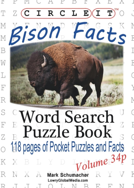 Circle It, Bison Facts, Pocket Size, Word Search, Puzzle Book, Paperback / softback Book