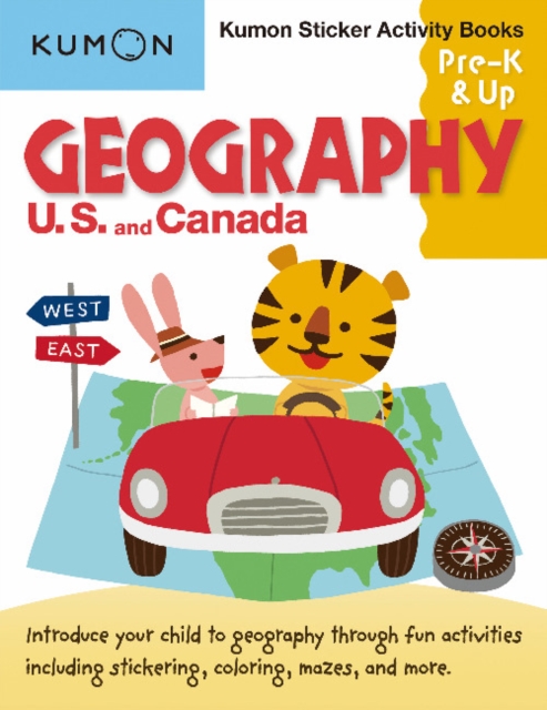Geography Sticker Activity Book: US and Canada, Paperback / softback Book