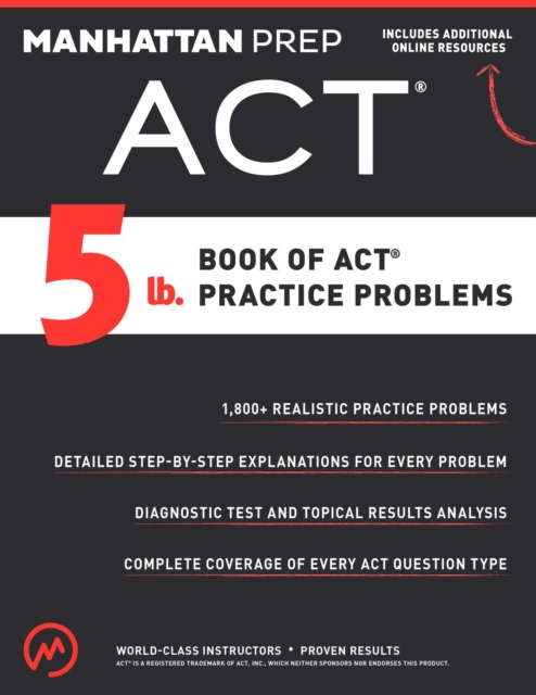 5 Lb. Book of Act Practice Problems, Paperback / softback Book