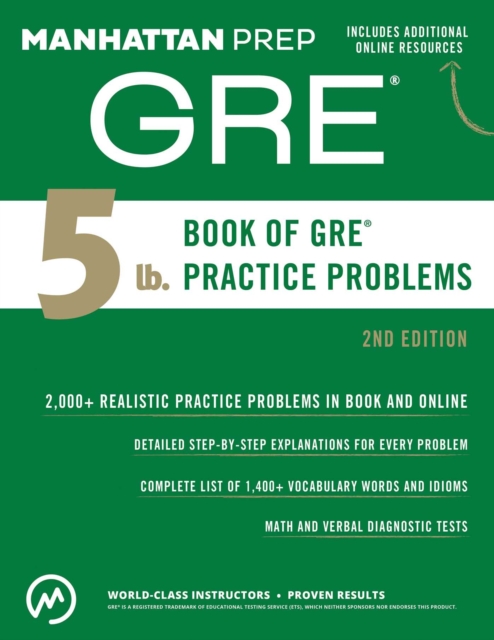 5 lb. Book of GRE Practice Problems, EPUB eBook