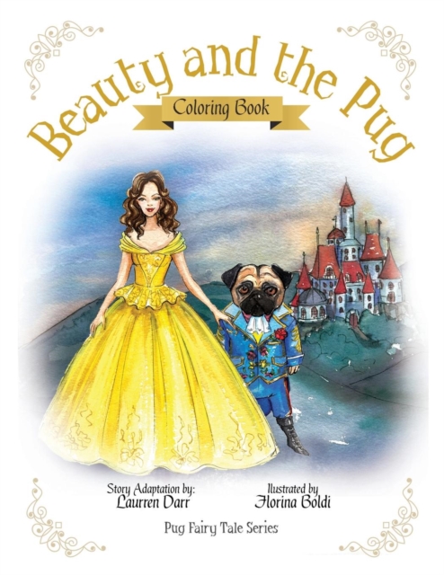 Beauty And The Pug Coloring Book, Paperback / softback Book