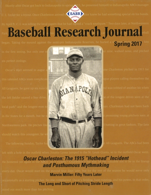 Baseball Research Journal (BRJ), Volume 46 #1, Paperback / softback Book