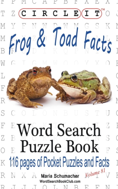 Circle It, Frog and Toad Facts, Word Search, Puzzle Book, Paperback / softback Book
