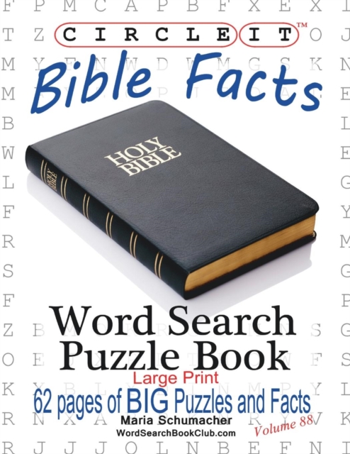 Circle It, Bible Facts, Large Print, Word Search, Puzzle Book, Paperback / softback Book