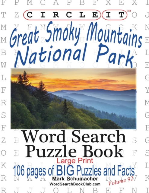 Circle It, Great Smoky Mountains National Park Facts, Word Search, Puzzle Book, Paperback / softback Book