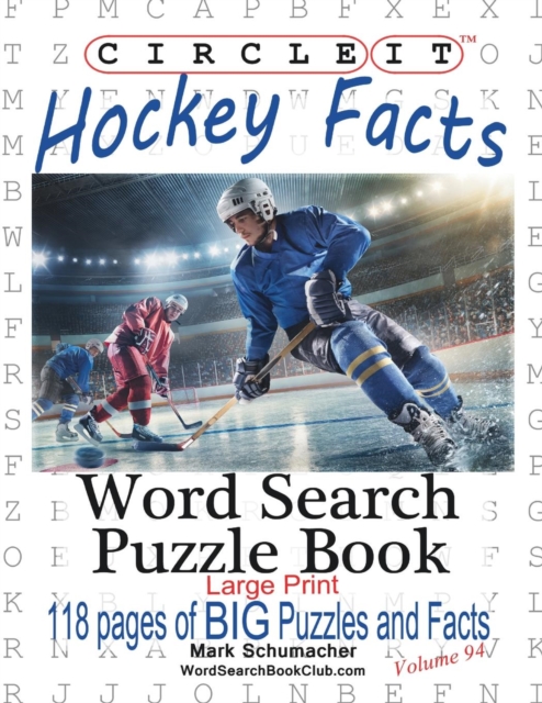 Circle It, Ice Hockey Facts, Large Print, Word Search, Puzzle Book, Paperback / softback Book