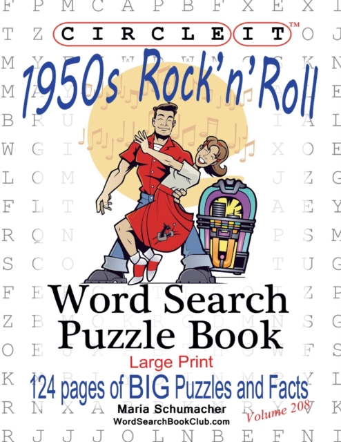 Circle It, 1950s Rock'n'Roll, Word Search, Puzzle Book, Paperback / softback Book