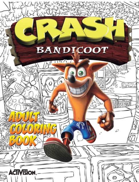 Crash Bandicoot Adult Coloring Book, Paperback / softback Book
