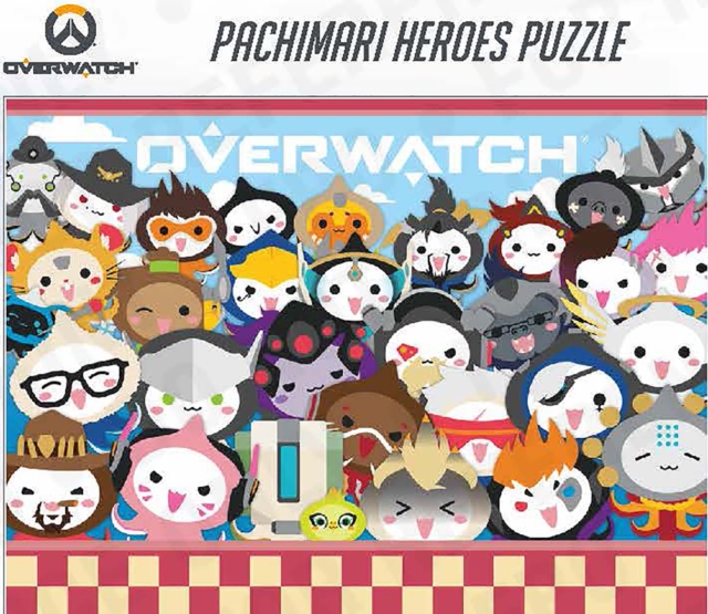 Overwatch: Pachimari Heroes Puzzle, Jigsaw Book