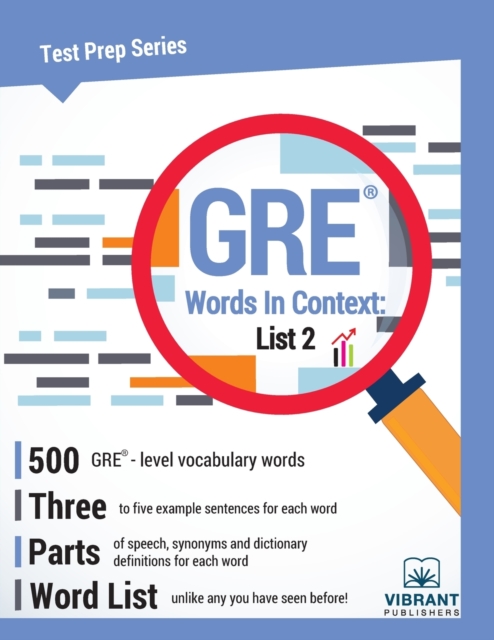 GRE Words in Context -- List 2, Paperback / softback Book