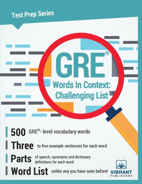 GRE Words in Context -- Challenging List, Paperback / softback Book