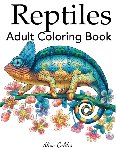 Reptiles Adult Coloring Book, Paperback / softback Book