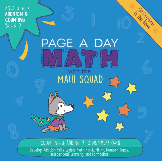 Page a Day Math Addition & Counting Book 7 : Adding 7 to the Numbers 0-10, Paperback / softback Book