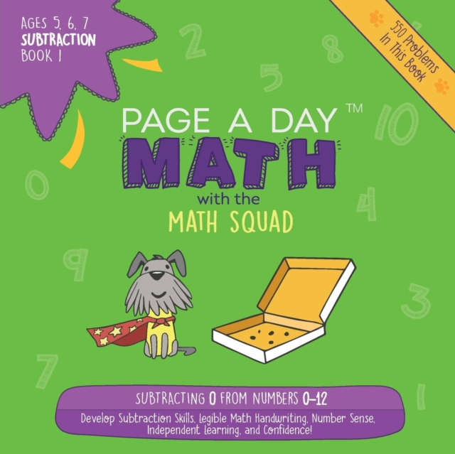 PAGE A DAY MATH: SUBTRACTION BOOK 1: SUB, Paperback Book