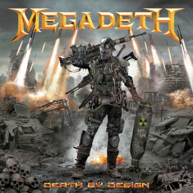 Megadeth Death by Design Hardcover, Hardback Book