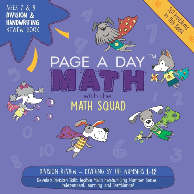 Page a Day Math Division & Handwriting Review Book : Practice Dividing by 1-12, Paperback / softback Book