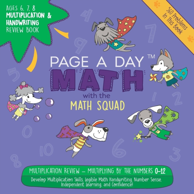 Page a Day Math Multiplication & Handwriting Review Book : Practice Multiplying 0-12, Paperback / softback Book