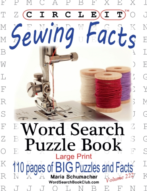 Circle It, Sewing Facts, Word Search, Puzzle Book, Paperback / softback Book