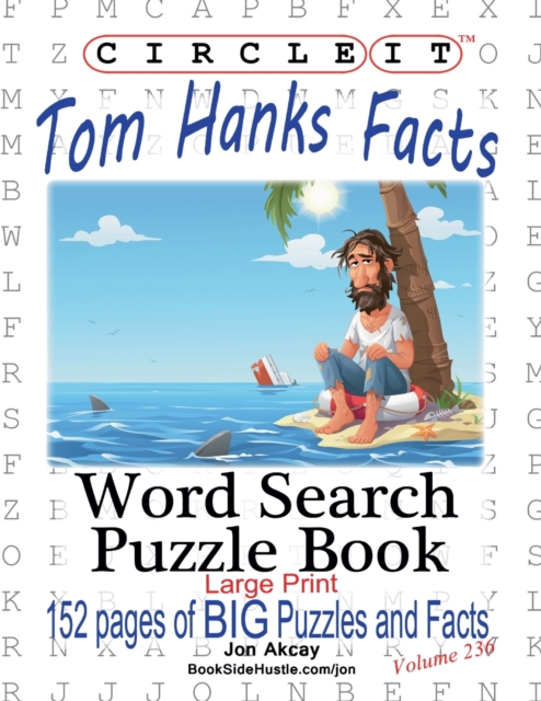 Circle It, Tom Hanks Facts, Word Search, Puzzle Book, Paperback / softback Book