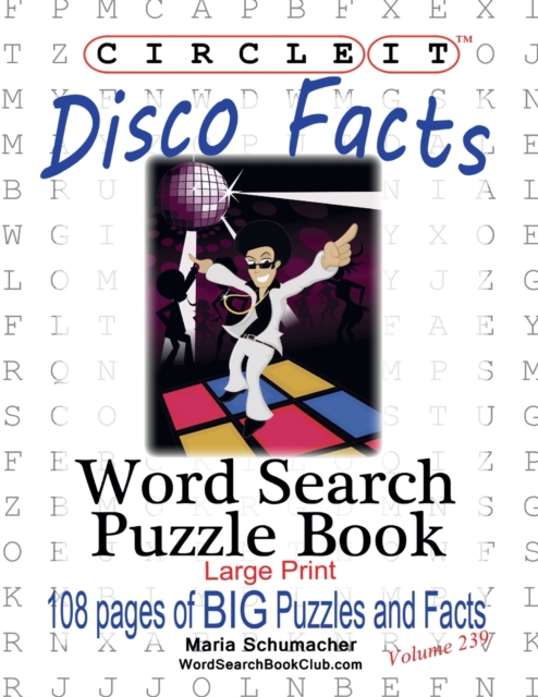 Circle It, Disco Facts, Word Search, Puzzle Book, Paperback / softback Book
