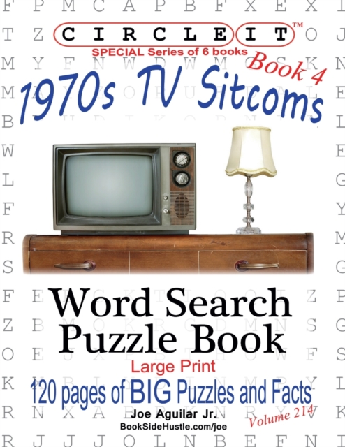 Circle It, 1970s Sitcoms Facts, Book 4, Word Search, Puzzle Book, Paperback / softback Book
