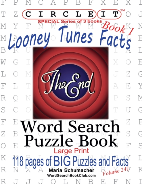 Circle It, Looney Tunes Facts, Book 1, Word Search, Puzzle Book, Paperback / softback Book