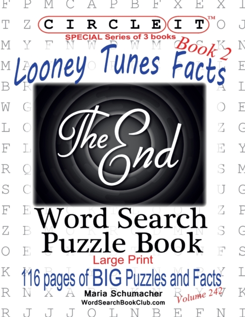 Circle It, Looney Tunes Facts, Book 2, Word Search, Puzzle Book, Paperback / softback Book