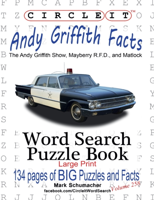 Circle It, Andy Griffith Facts, Word Search, Puzzle Book, Paperback / softback Book