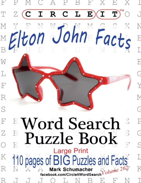 Circle It, Elton John Facts, Word Search, Puzzle Book, Paperback / softback Book