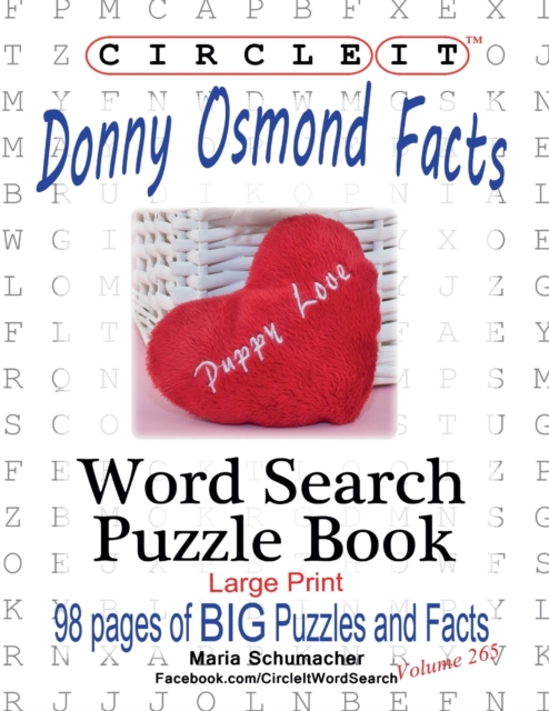 Circle It, Donny Osmond Facts, Word Search, Puzzle Book, Paperback / softback Book